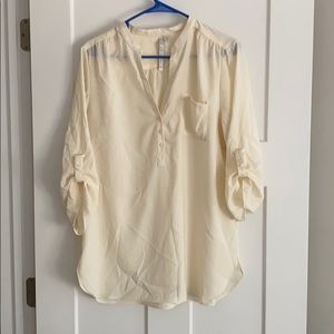 Lauren Conrad Cream colored blouse